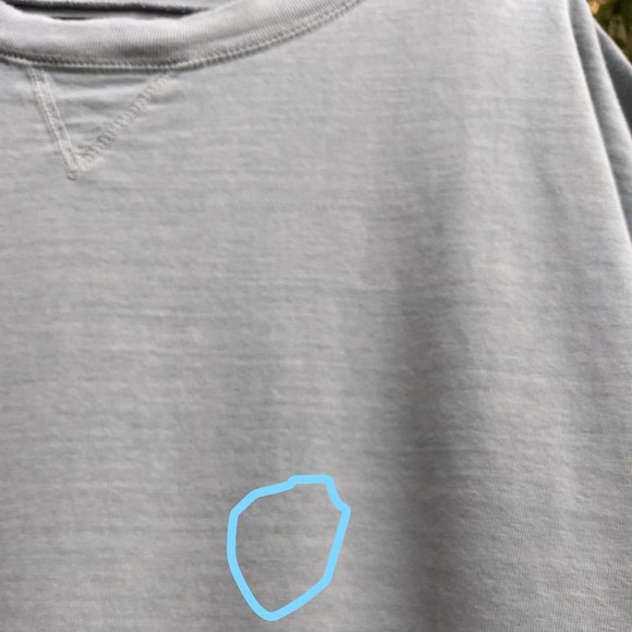 woolrich light blue grey cotton short sleeve tshirt EUC - Picture 7 of 8